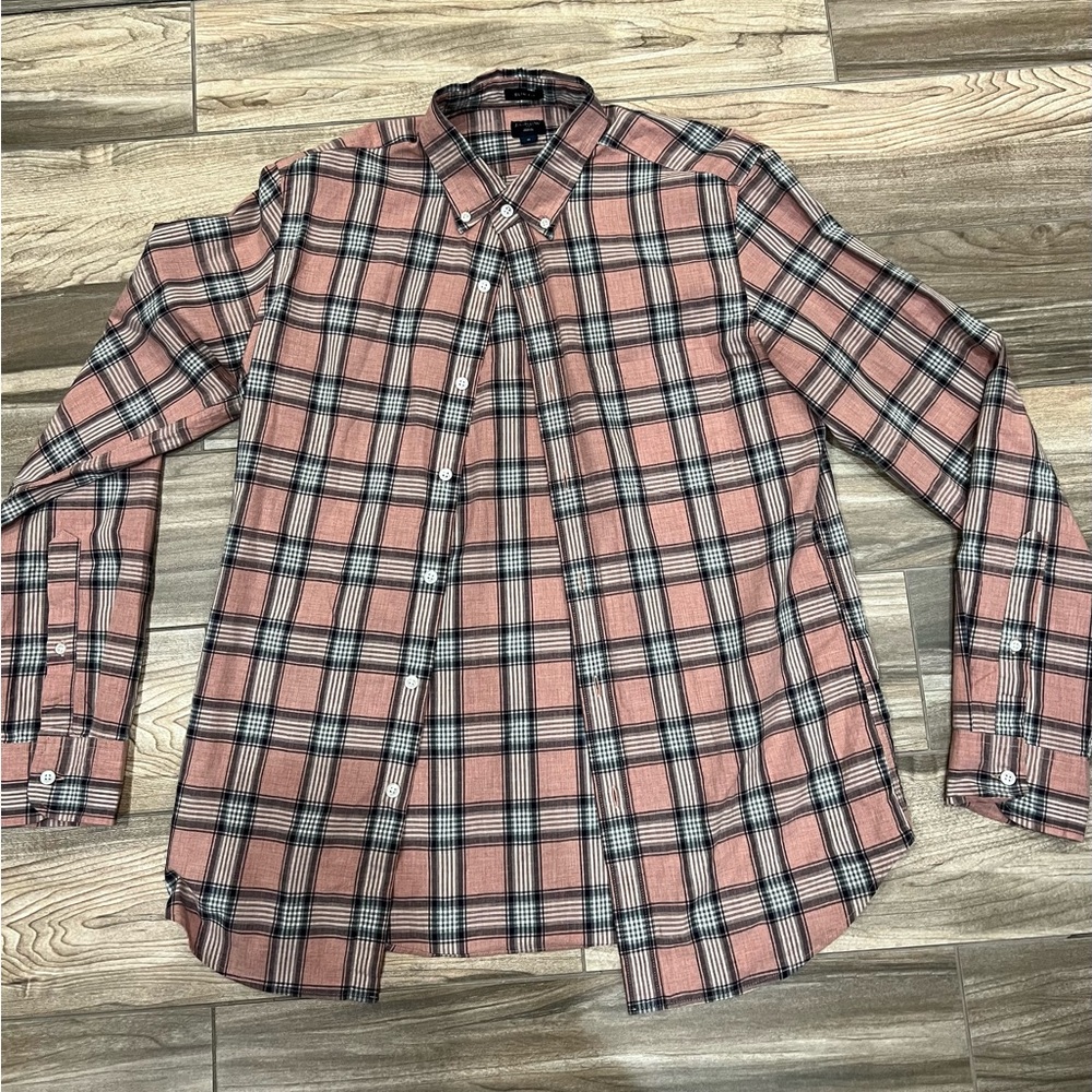 J. Crew Button Down Shirt Mens Size Medium Slim Fit